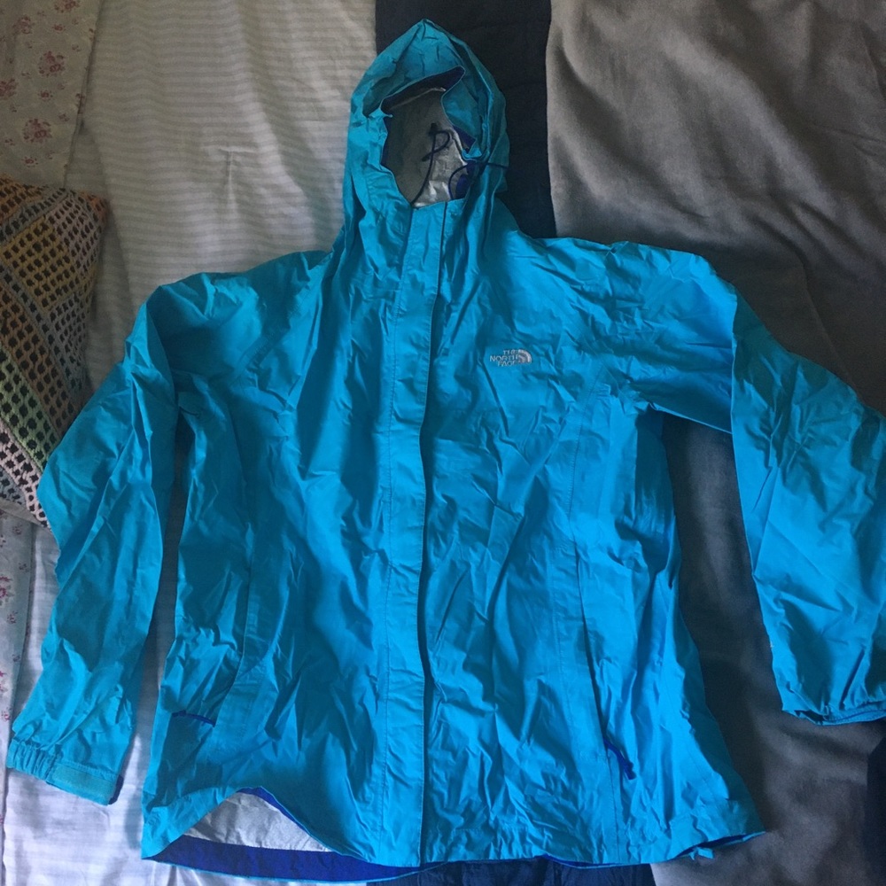 Blue north face jacket